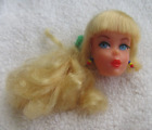 Vintage talking head barbie 1970s  platinum blonde