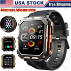 Military Smart Watch for Men (Answer/Make Calls) Rugged Tactical Fitness Tracker