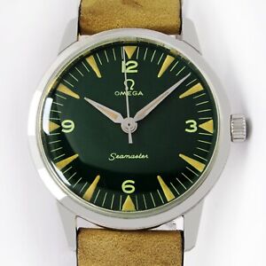 1963s Omega Seamaster Winding Mens Vintage Steel Watch Ref 135.007-63