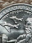 2021 P Tuskegee Airmen Quarter Die Chip plane COCKPIT Error Coin F-5