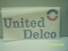 Large United Delco Cabinet Decal 12