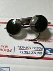 Vintage Steampunk Auto Glasses Goggles - Motorcycle  Auto  Aviator Leather