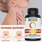Zhou Thyroid Support - Promotes Thyroid Health and Metabolism - Contains Iodine