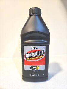 BRAKE FLUID DOT 4   (32 FL. OZ.)  BG ultra-dry flushing formula PN 84232