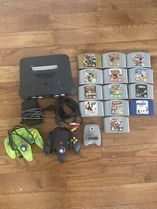 New ListingMINT! nintendo 64 With games 2 Controllers And Game boy Transfer Pack And Cords