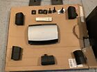 BOSE HOME ENTERTAINMENT SYSTEM LIFESTYLE 48 WITH WALL MOUNTS AND STANDS.
