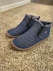 Mens Fashion Winter Ankle Snow Boots Warm Waterproof Fur Lined Size 47