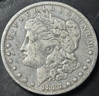 New Listing1887-O $1 Morgan Silver Dollar. Nice Circulated Details, Cleaned
