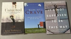 New ListingLysa Terkeurst 3 Book Lot Made To Crave Uninvited Christian Nonfiction
