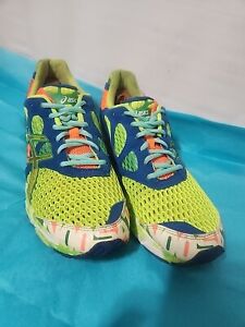 Asics GelNoosa Tri 7 Men’s Size 11 Multi-Color Glow In Dark T214N Running Shoes