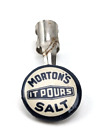 Vintage Morton Salt Advertising Pencil Clip Topper Lou Fox Button It Pours #E1
