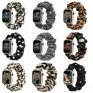 Scrunchie Fashion Bracelet Loop iWatch Band For Apple Watch Series 9 8 7 6 5 4 3