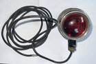 NOS Vintage Red, WHITE Glass Light Lens Lamp marker BEEHIVE CLEARANCE
