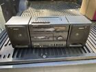 Sony CFS-1035 Portable Boombox AC/DC FM/AM Cassette RCA Line-In Tested Working