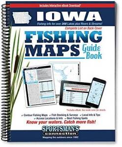 Iowa Fishing Map Guide - Spiral-bound By Sportsmans Connection - GOOD