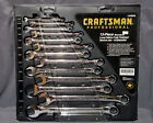 NOS Craftsman Professional 13pc Long Pattern Fully Polished SAE Wrench Set USA