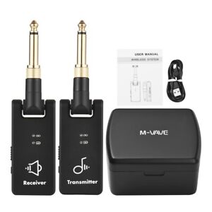 M-VAVE WP-8 Wireless Guitar System 2.4Ghz Transmitter Receiver with Charging Box