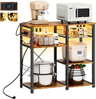 New Listing3-Tier Kitchen Baker'S Rack Microwave Stand Storage Rack,Multifunctional Storage
