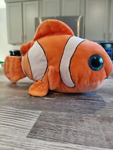 Hug Fun Nemo Clown Fish Goldfish Hug Fun Brand Stuffed Animal Orange White Blue