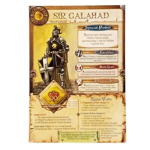 Shadows Over Camelot Board Game by Days of Wonder Sir Galahad Coat of Arms Card