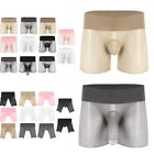 Mens Underwear 2 Types Boxer Briefs Compression Underpants With Sheath Stretchy