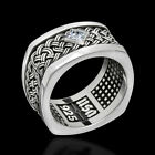 Fashion 925 Silver Filled Ring Men Jewelry Party Ring Free Shipping Sz 6-13