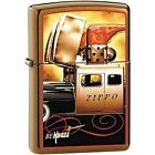 ZIPPO 204B Brush Brass / CI000126-Mazzi Zippo Car
