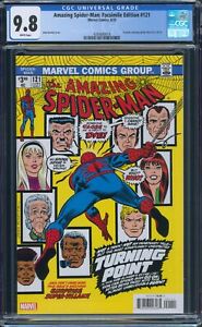 New ListingAmazing Spider-Man #121 Facsimile Edition CGC 9.8 Reprints 1973 Orig Marvel 2023