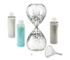 Wedding Sand Ceremony Kit Hourglass Blended Family Unity Set Lid Glass Supplies