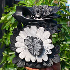 6.59LB Natural chrysanthemum stone pen container carving aura healing gift