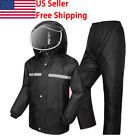 Waterproof Rain Suits Heavy Duty Raincoat Fishing Rain Gear Jacket Men