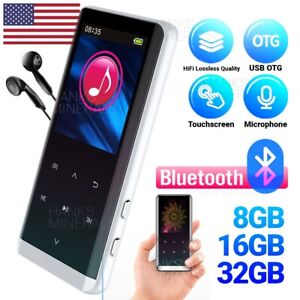 Bluetooth HiFi MP3 Player MP4 Media FM Radio Audio Recorder Music Portable
