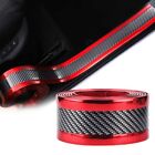 Auto Accessories Red Glossy Carbon Fiber Car Vinyl Scuff Plate Door Sill Sticker (For: Hummer H3)