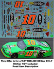 NASCAR DECAL #10 GO DADDY.COM  2012 CHEVROLET IMPALA DANICA PATRICK 1/24