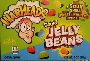 Warheads Sour Jelly Beans 10 boxes (40 oz.) - 4 oz. each x 10