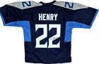 Derrick Henry Custom Tennessee Signed Football Jersey (PIA)