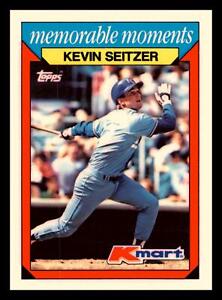 New ListingKevin Seitzer 1988 Topps Kmart Memorable Moments #27 Royals Mint