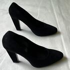 PRADA Shoes Womens 39 US 9 Black Suede Easy High Heel Pumps