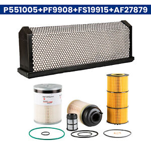 Air & Oil & Fuel Filters Kit For Detroit DD13 DD15 DD16 FS19915 AF27879 P551005