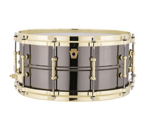 Ludwig Black Beauty Snare Drum with Brass Trim - 6.5