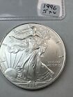 1996 American Eagle Key Date Coin 1 Ounce .999 Silver Dollar Uncirculated Spots