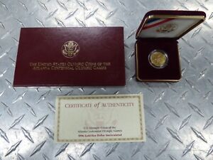 1996 US Mint Gold $5 Uncirculated Atlanta Centennial Olympic Games Coin