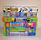 THE WIGGLES Lot of 6 VHS - Wiggly Safari Irwin Dance Party Toot Toot Spaghetti