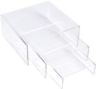 New ListingSimbaLux Acrylic Display Risers Clear Stand Set of 3 Medium Low Profile Tiered