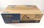 Bother TN-360 High Yield Black Toner Cartridge Genuine OEM Brand New Sealed