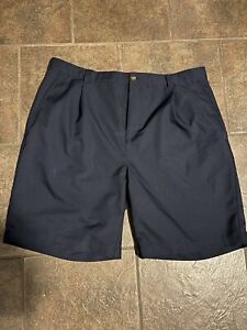 ADIDAS Men's Blue Golf Casual Flat Front Shorts Size 38