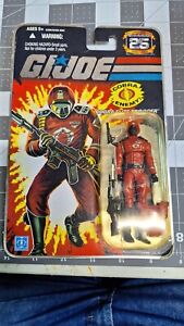 GI Joe Cobra Elite Trooper Crimson Guard 25th Anniversary Foil Figure New 2007