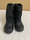 THERMOLITE Women’s Black Snow Boots With Strap Adjustment Size 6