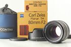 【 MINT w/BOX, Hood etc 】 Contax 645 Carl Zeiss Planar T* 80mm f2 Lens From Japan
