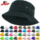 Bucket Hat Boonie Basic Hunting Fishing Outdoor Summer Cap Unisex Cotton Polyest